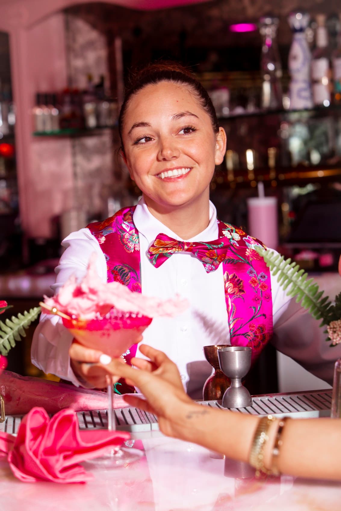 Our bartenders serve joy with every handoff